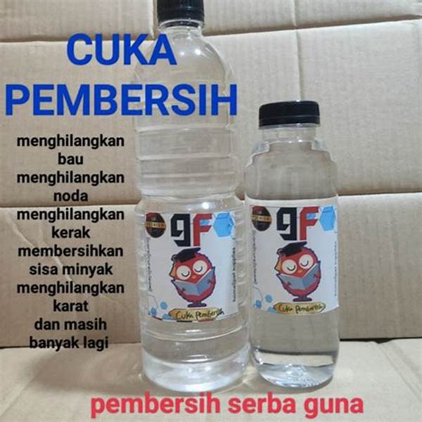 Perbandingan Cuka Dan Pembersih Kimia