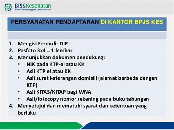 Persyaratan Bikin Bpjs Kesehatan